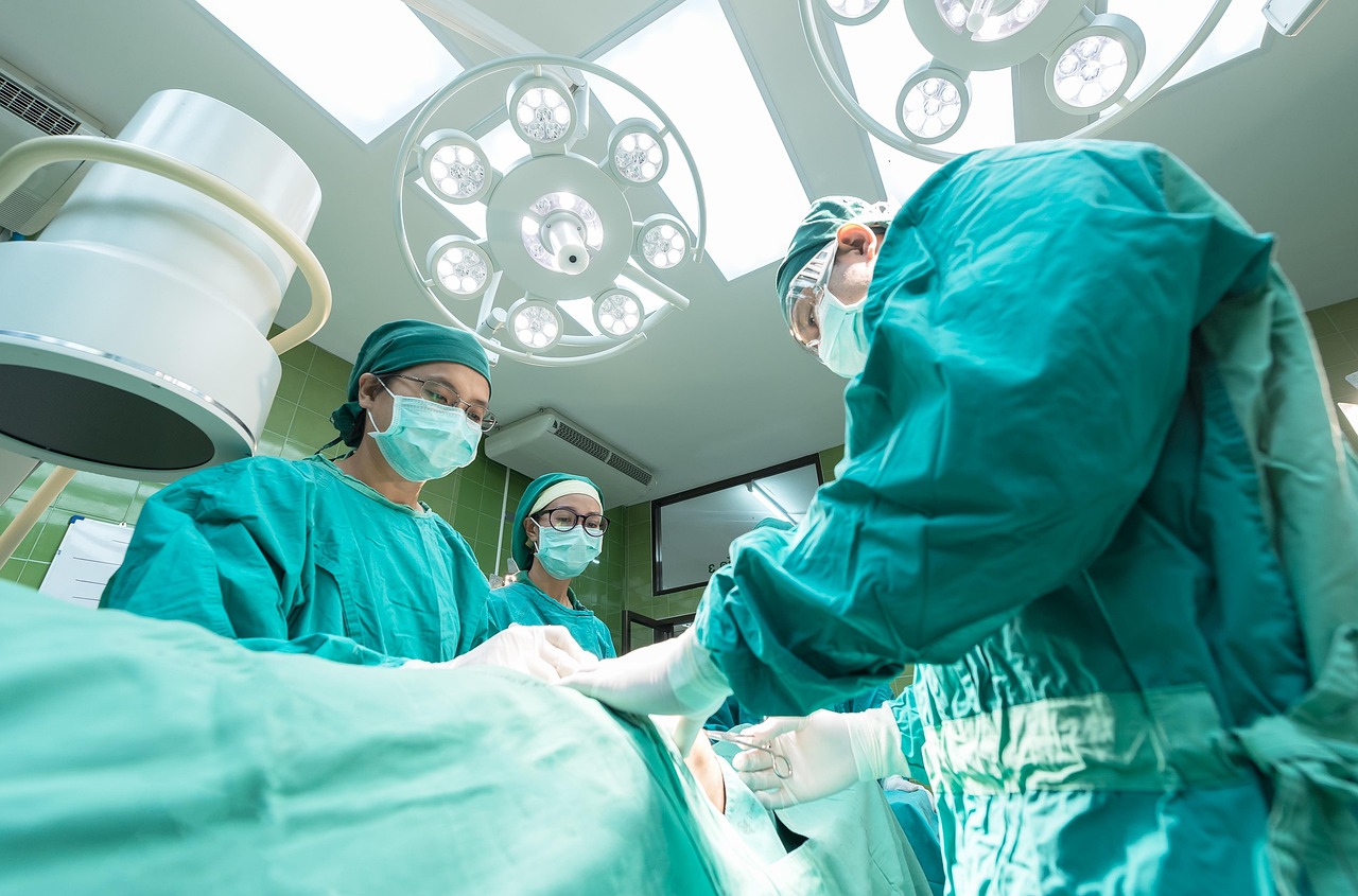 operating room surgery team